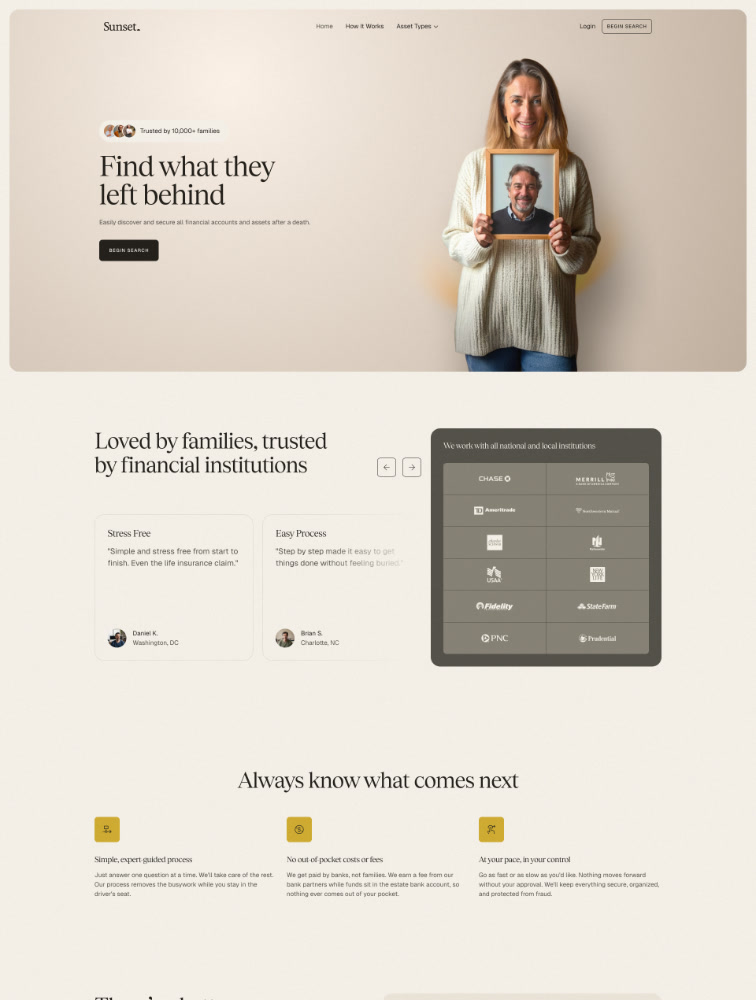 Geist example: Sunset