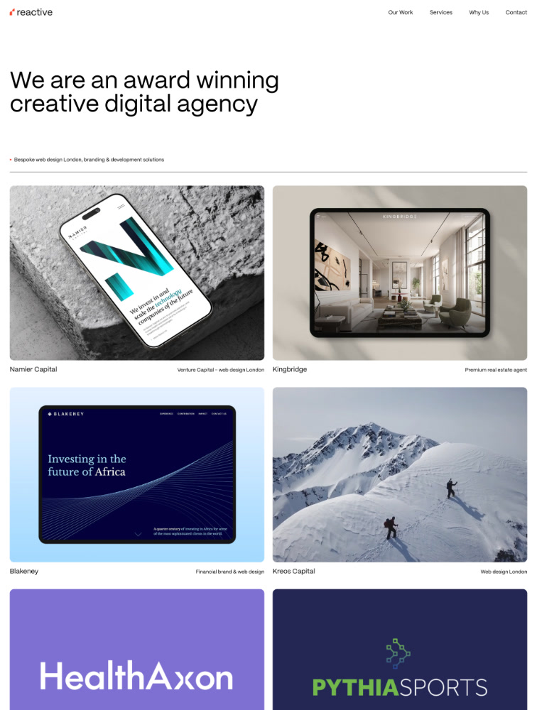 Pp mori example: Web Design London