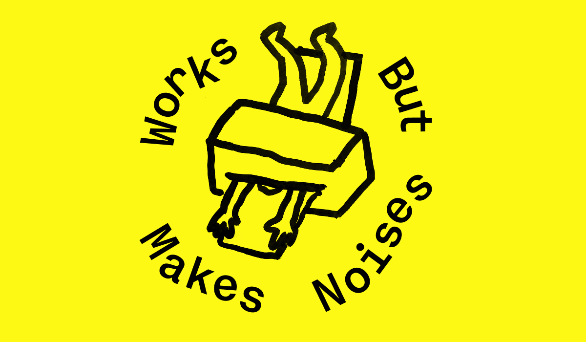 Minimal example: Works But Makes Noises