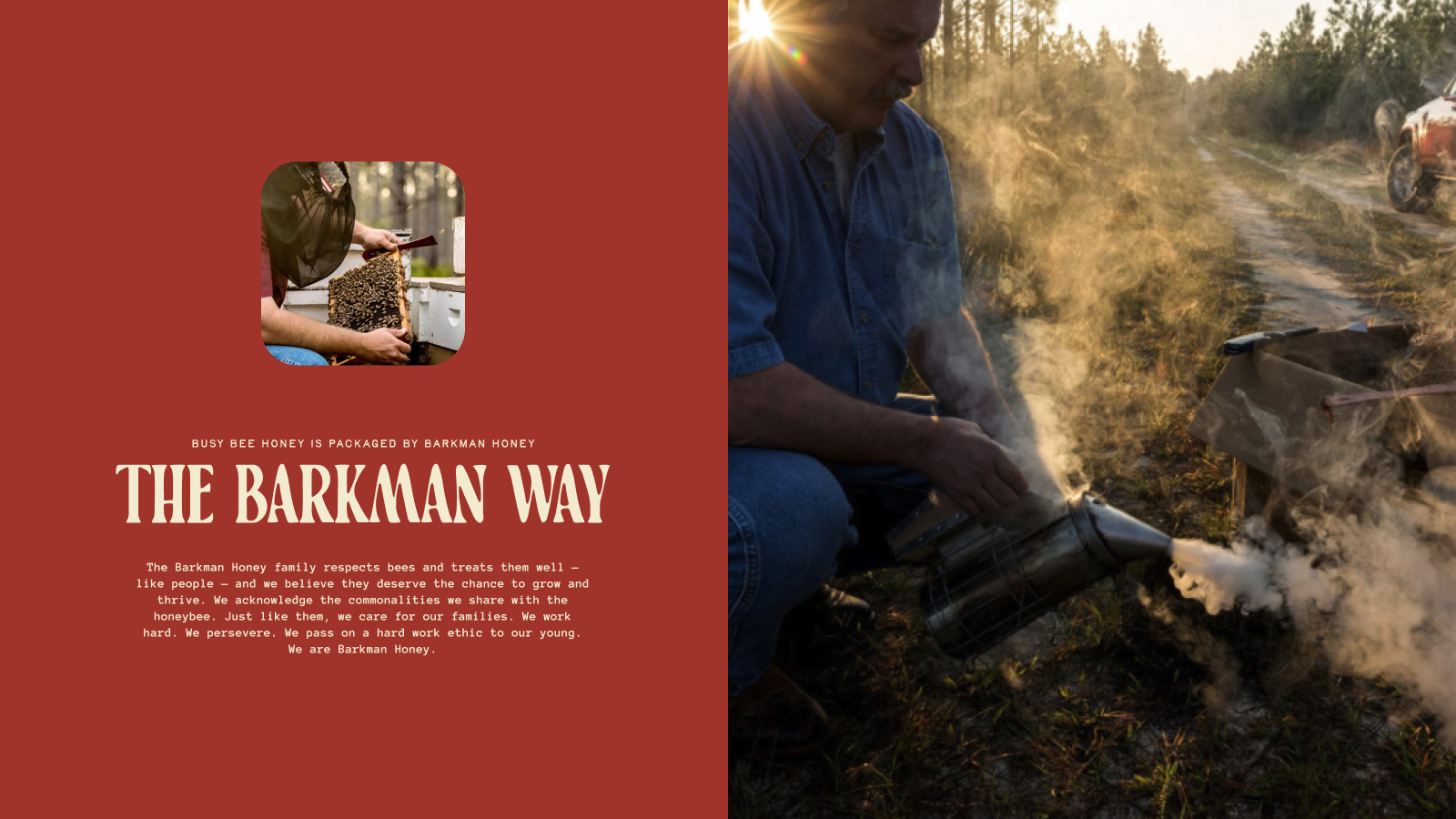 Ecommerce example: Busy Bee Honey