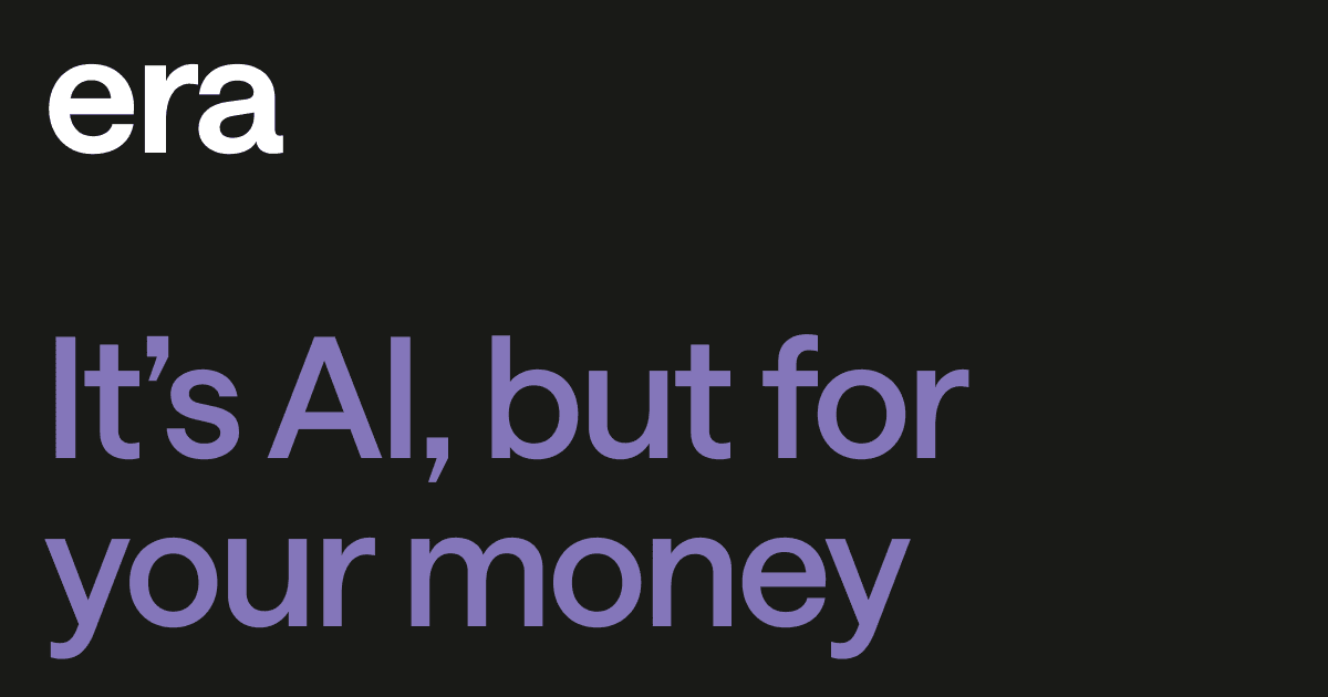 Productivity example: Era