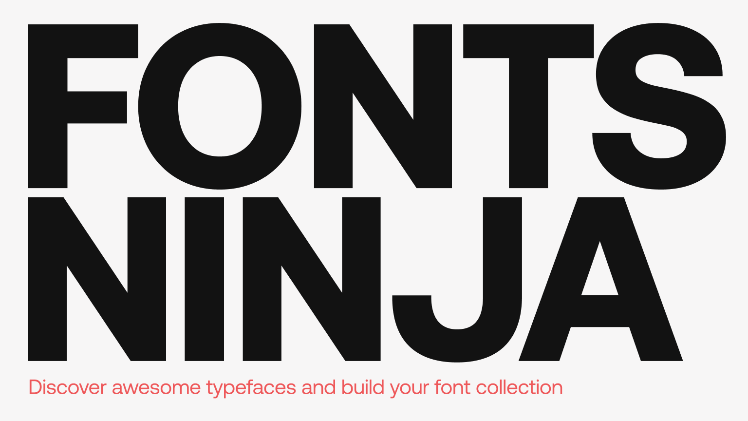 Typography example: Fonts Ninja