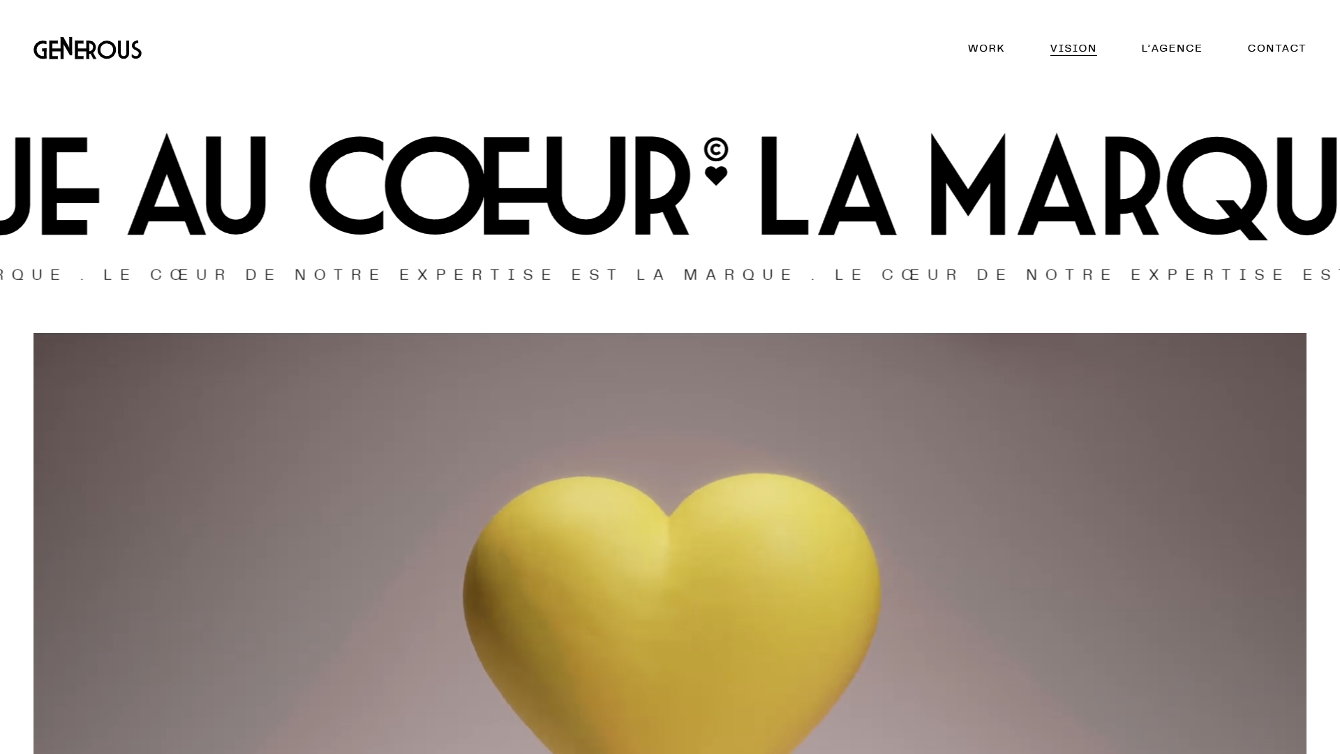 Creative example: Generous Branding