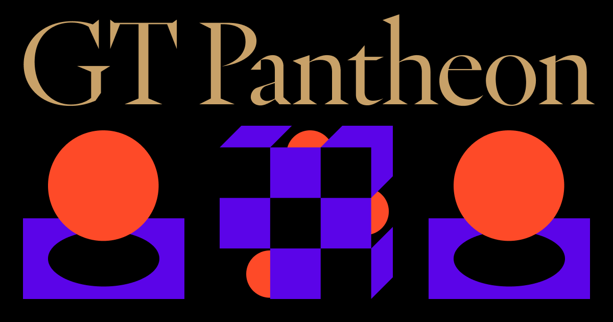 Typography example: GT Pantheon