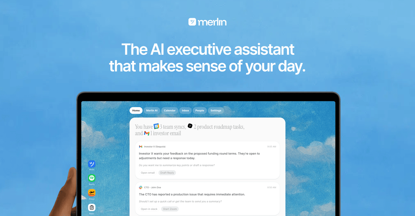 Productivity example: Merlin