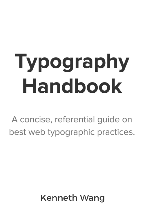 Typography Handbook book cover