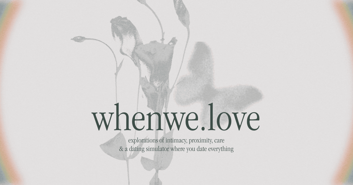 Culture example: When We Love