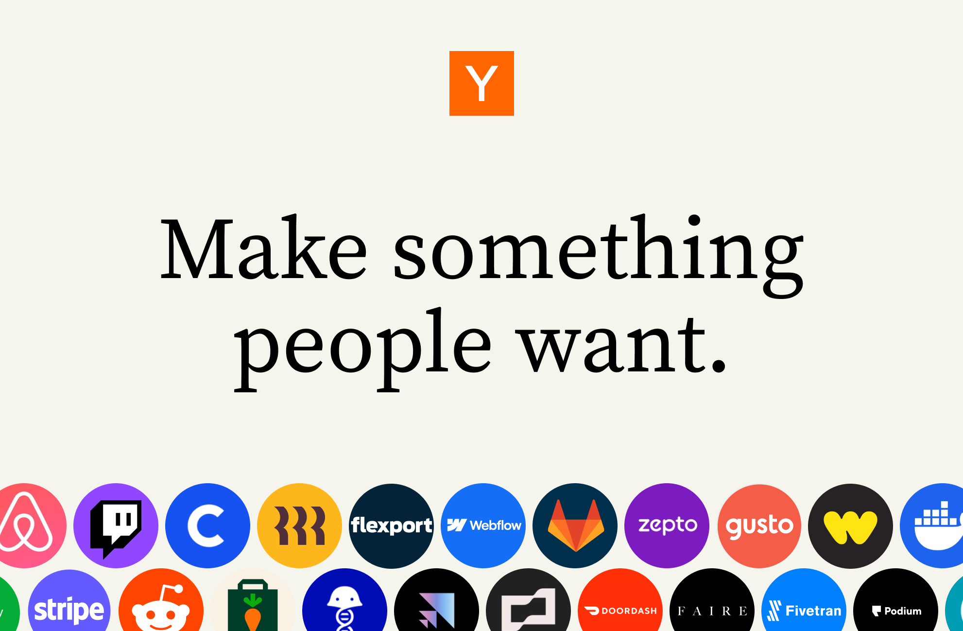 Business example: Y Combinator